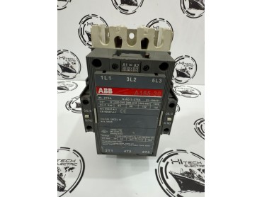 ABB A185-30 275A 3 Pole AC Contactor with CAL18 Auxiliary Block