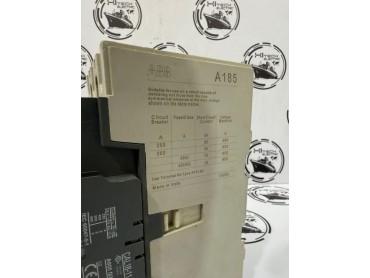 ABB A185-30 275A 3 Pole AC Contactor with CAL18 Auxiliary Block