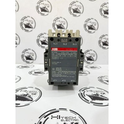 ABB A185-30 275A 3 Pole AC Contactor with CAL18 Auxiliary Block