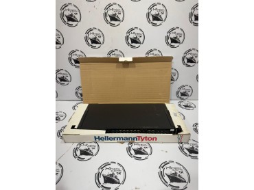 HellermannTyton FBPSBKL-SCKKDX-16VFS Fiber Patch Panel (16-Port SC Simplex)