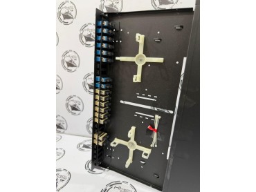 HellermannTyton FBPSBKL-SCKKDX-16VFS Fiber Patch Panel (16-Port SC Simplex)