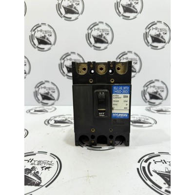 Hyundai HSD-203 MCCB 225A 3 Pole Molded Case Circuit Breaker