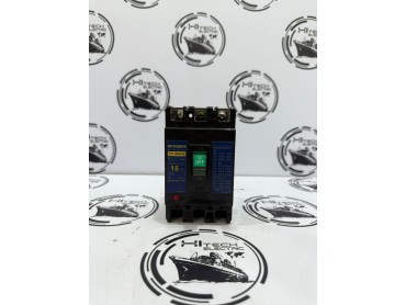 Mitsubishi NF60-SS No-Fuse Breaker (15A, 3 Pole, 600V AC)