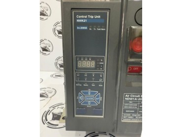 Nader NDW1A-2000 Air Circuit Breaker 2000A NWK21 Trip Unit