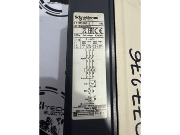 Schneider LE1M35N712 DOL Starter with LR2K0316 Thermal Overload Relay