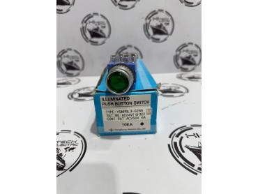 Yongsung Illuminated Push Button Switch Green – YSNPBL3‑024A