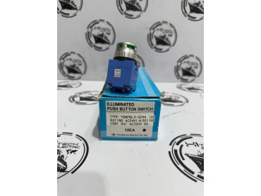 Yongsung Illuminated Push Button Switch Green – YSNPBL3‑024A