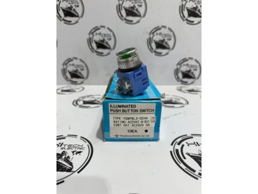 Yongsung Illuminated Push Button Switch Green – YSNPBL3‑024A